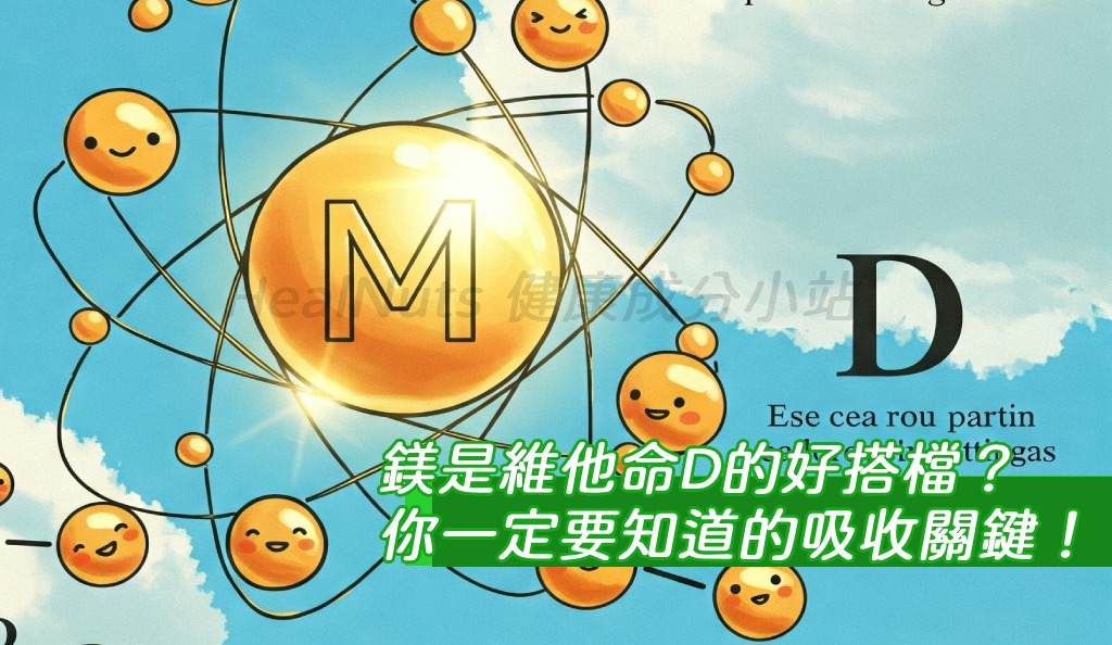 鎂是維他命D的好搭檔？ 你一定要知道的吸收關鍵！