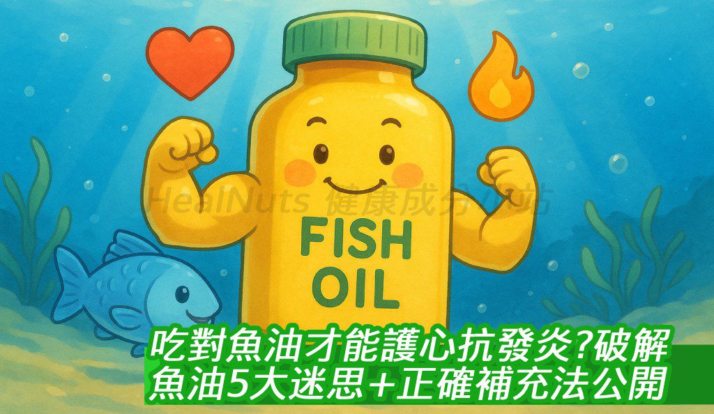 吃對魚油才能護心抗發炎?破解魚油5大迷思+正確補充法公開! 1 吃對魚油才能護心抗發炎?破解魚油5大迷思+正確補充法公開!