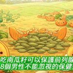 吃南瓜籽可以保護前列腺？8個男性不能忽視的保健好處