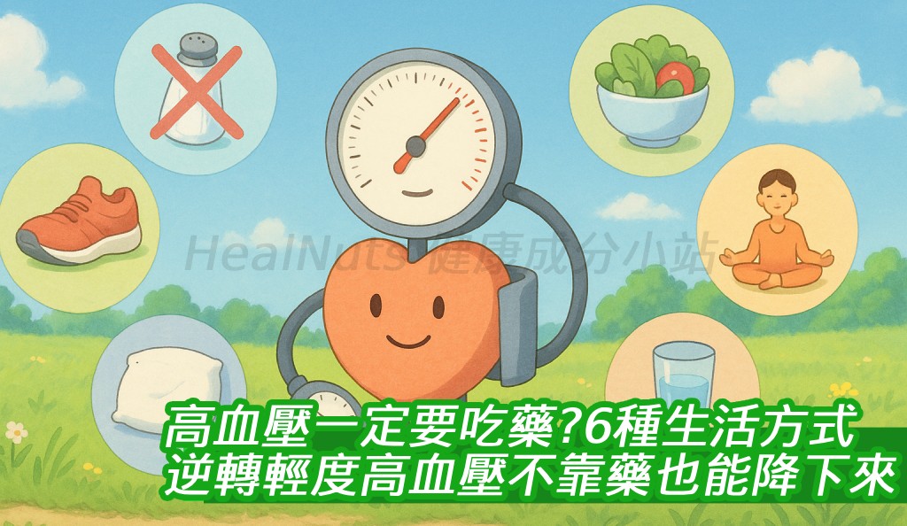 高血壓一定要吃藥？6種生活方式逆轉輕度高血壓，不靠藥也能降下來