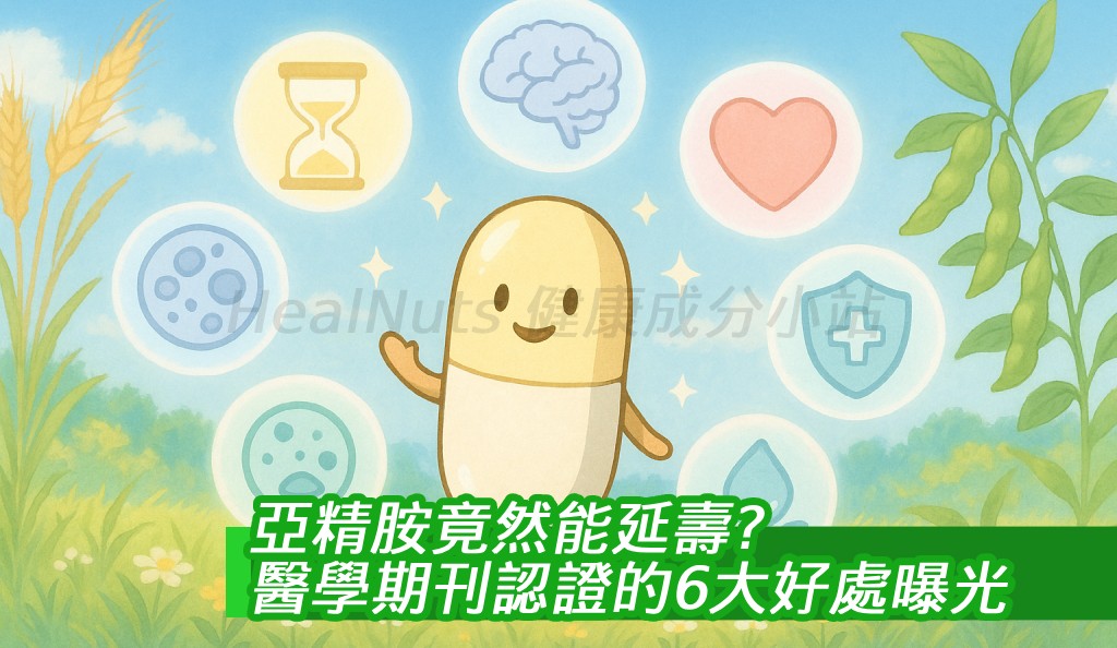 亞精胺竟然能延壽？醫學期刊認證的6大好處曝光