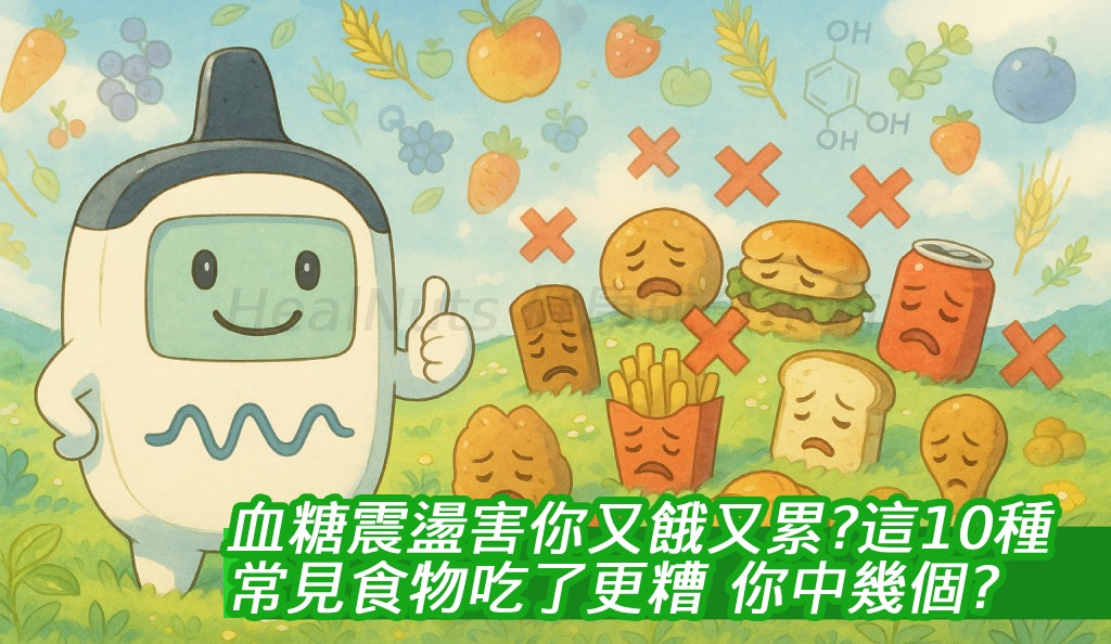 血糖震盪害你又餓又累？這10種常見食物吃了更糟，你中幾個？