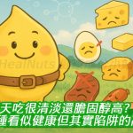 每天吃很清淡還膽固醇高？7種看似健康但其實陷阱的高膽食物！