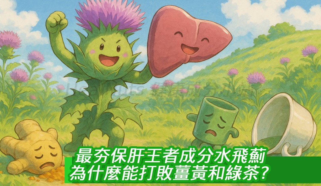 最夯保肝王者成分水飛薊為什麼能打敗薑黃和綠茶？