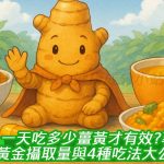 一天吃多少薑黃素才有效？專家建議的黃金攝取量與4種吃法大公開