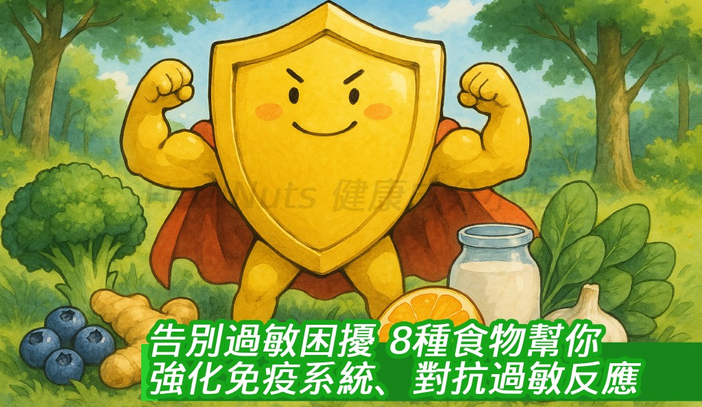 告別過敏困擾！8種食物幫你強化免疫系統、對抗過敏反應
