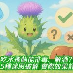 護肝草王水飛薊能排毒、解酒？5種迷思破解＋實際效果評比！