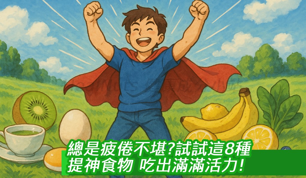 總是疲倦不堪？試試這8種提神食物，吃出滿滿活力！