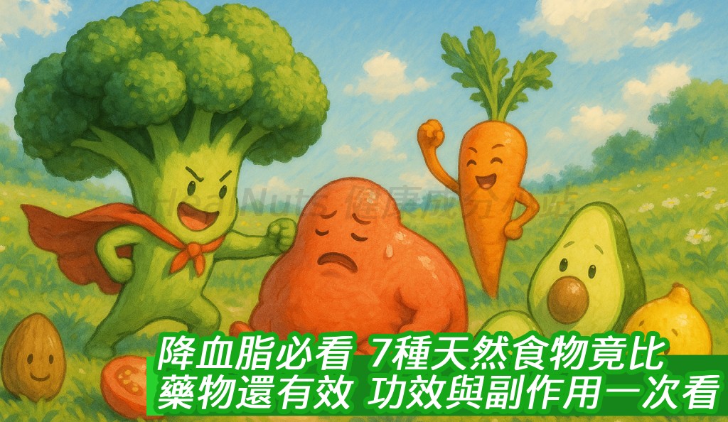 降血脂必看！7種天然食物竟比藥物還有效，功效與副作用一次看