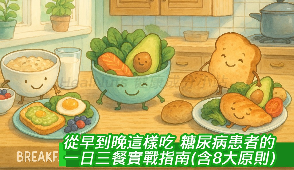 從早到晚這樣吃！糖尿病患者的一日三餐實戰指南（含8大原則）