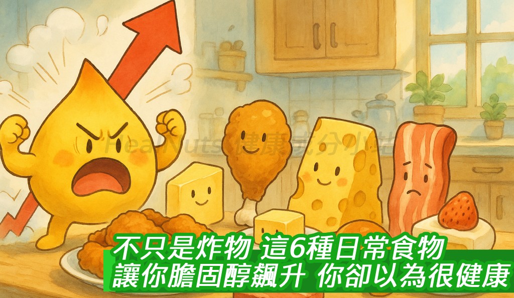 不只是炸物！這6種日常食物也讓你膽固醇飆升，你卻以為很健康？