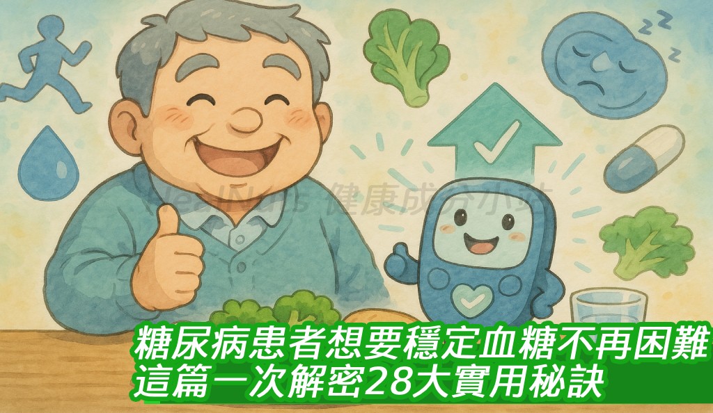 糖尿病患者想要穩定血糖不再困難！這篇一次解密28大實用秘訣