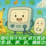 降血壓吃對才有效！研究實證4大天然營養素：鎂、鉀、鈣、纖維功效全解析