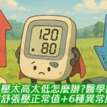 舒張壓太高太低怎麼辦？醫學數據公開舒張壓正常值＋6種異常原因分析