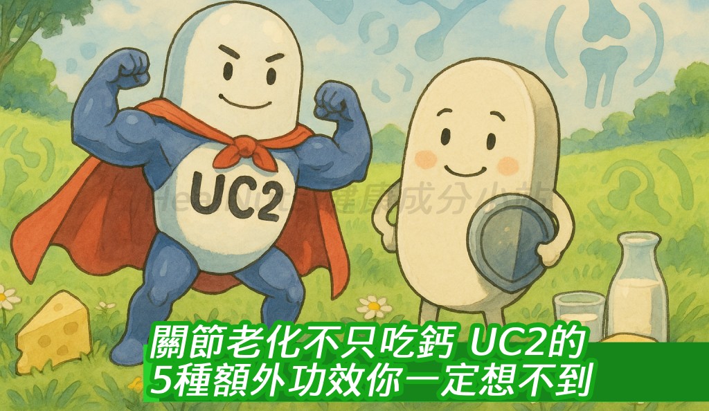 關節老化不只吃鈣！UC2的5種額外功效你一定想不到