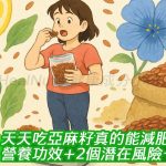 天天吃亞麻籽真的能減肥？5大營養功效＋2個潛在風險一次搞懂！