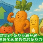 自然抗氧化，免疫系統升級！5大抗氧化明星對你的免疫力有大幫助