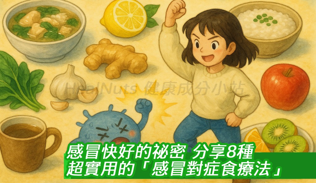 感冒快好的祕密！分享8種超實用的「感冒對症食療法」