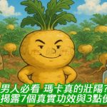 男人必看！瑪卡真的壯陽？揭露7個真實功效與3點使用禁忌