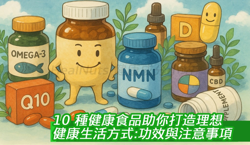 10 種健康食品助你打造理想健康生活方式：功效與注意事項