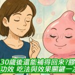30歲後還能補得回來？膠原蛋白功效、吃法與效果關鍵一次搞懂！