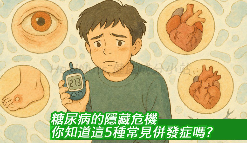 糖尿病的隱藏危機：你知道這5種常見併發症嗎？