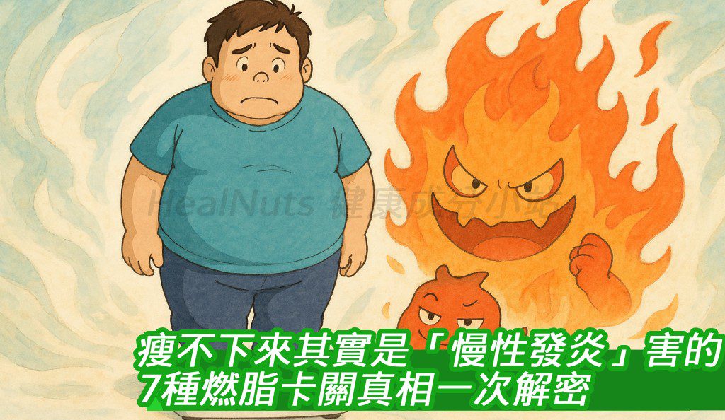 瘦不下來其實是「慢性發炎」害的？7種燃脂卡關真相一次解密