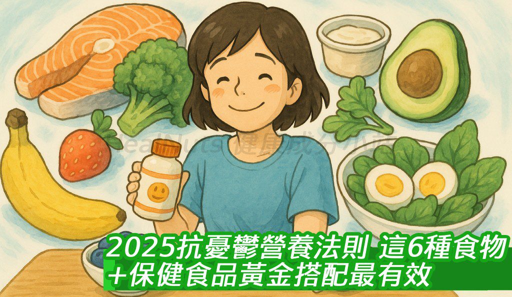 2025抗憂鬱營養法則：這6種食物＋保健食品黃金搭配最有效！