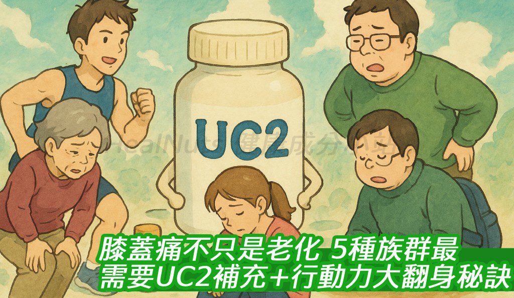 膝蓋痛不只是老化！5種族群最需要UC2補充＋行動力大翻身秘訣
