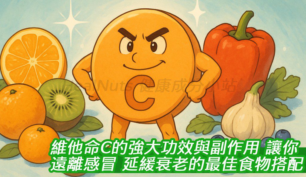 維他命C的強大功效與副作用！讓你遠離感冒、延緩衰老的最佳食物搭配