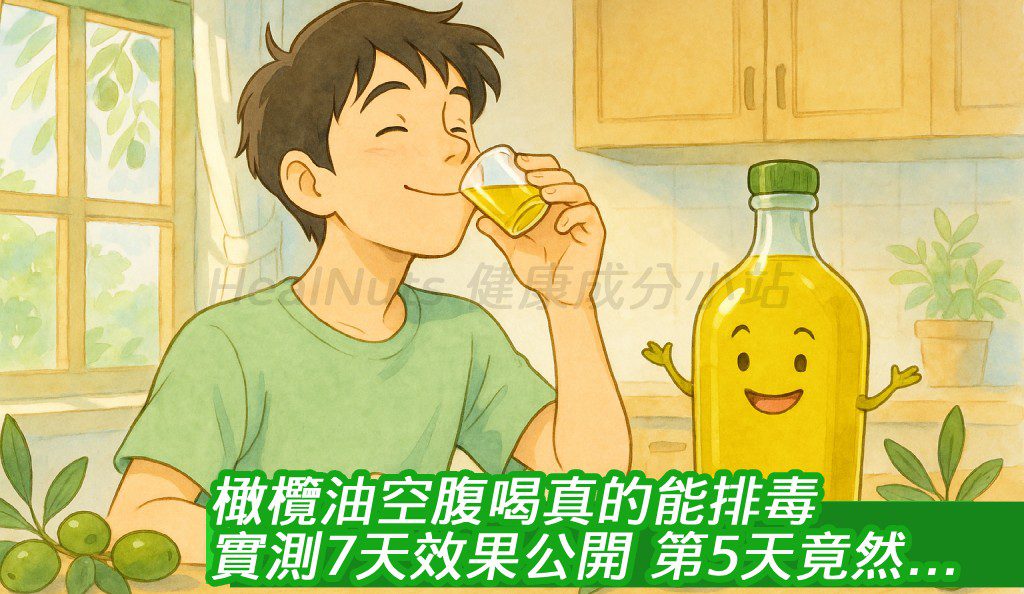 橄欖油空腹喝真的能排毒？實測7天效果公開，第5天竟然…