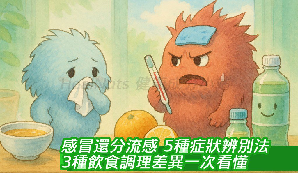 分清感冒與流感的12個關鍵差異：症狀、飲食、錯誤迷思一網打盡