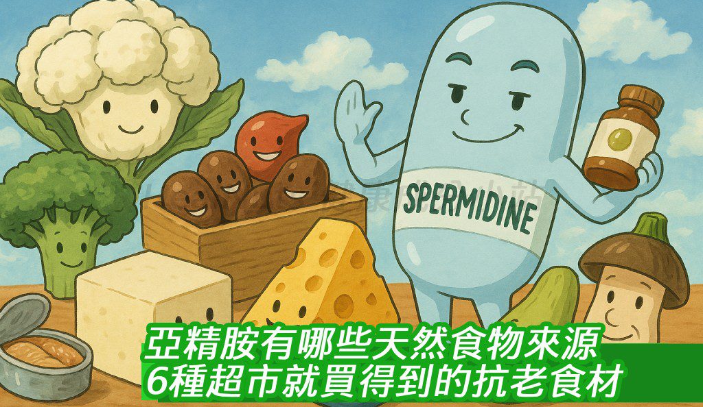 亞精胺有哪些天然食物來源？6種超市就買得到的抗老食材