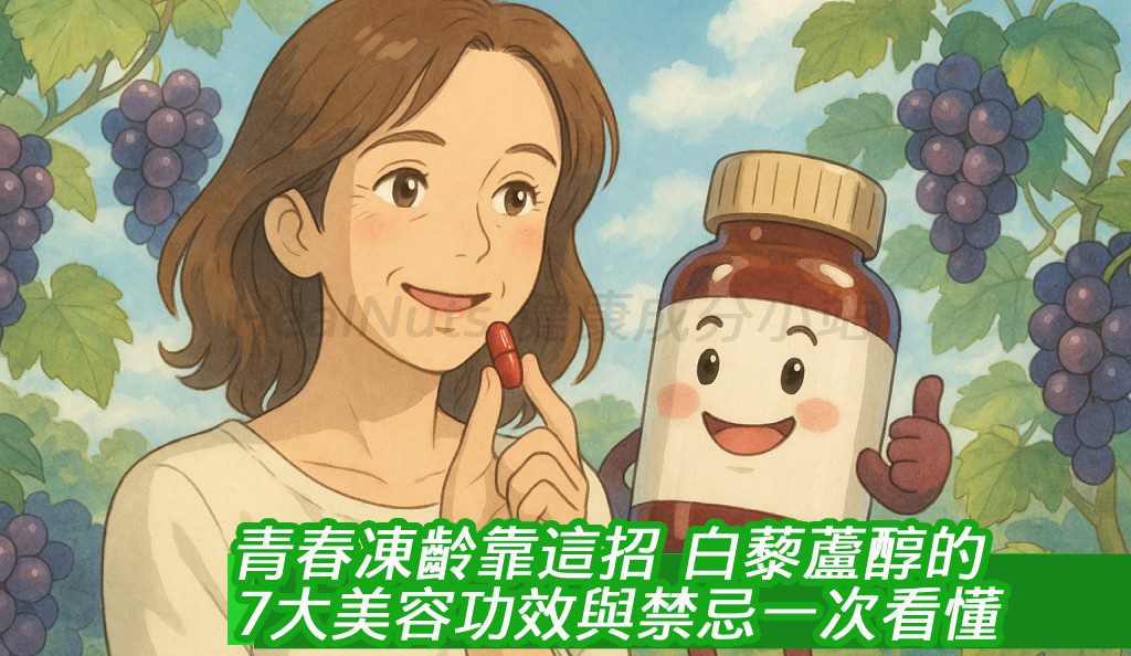 青春凍齡靠這招！白藜蘆醇的7大美容功效與禁忌一次看懂