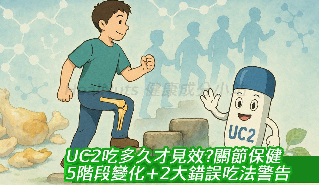 UC2吃多久才見效？關節保健5階段變化＋2大錯誤吃法警告