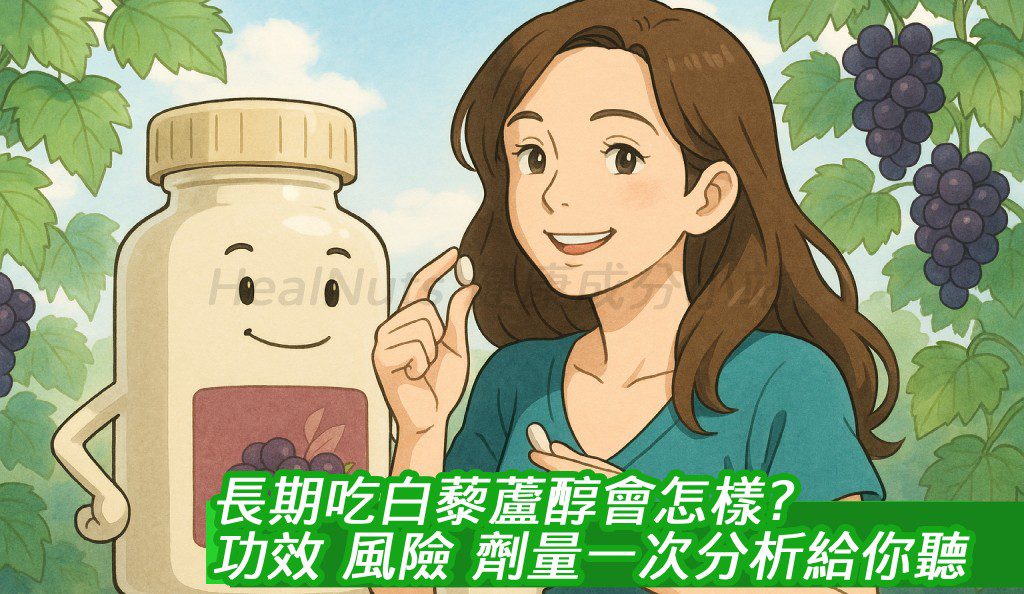 長期吃白藜蘆醇會怎樣?功效、風險、劑量一次分析給你聽 1 長期吃白藜蘆醇會怎樣?功效、風險、劑量一次分析給你聽