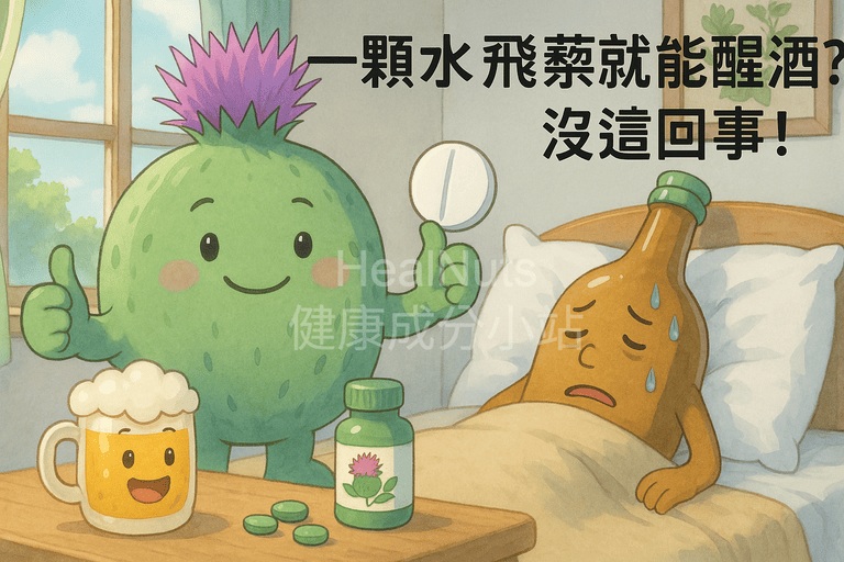 為什麼歐美人都在吃水飛薊?9大功效幫助肝臟逆轉勝! 4 許多飲酒前會補充水飛薊,期待能減少宿醉頭痛、想吐的情況。水飛薊不是醒酒神器!酒後保養OK,但喝前吃沒用,還是得靠節制最實在!