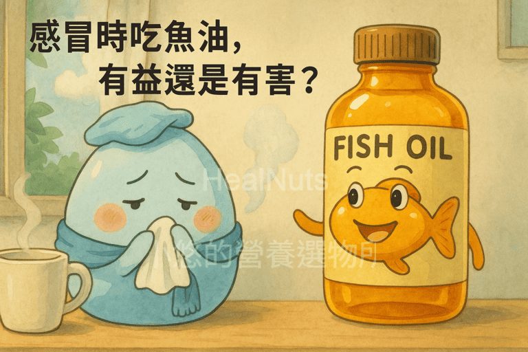 吃對魚油才能護心抗發炎?破解魚油5大迷思+正確補充法公開! 3 感冒的時候可以吃魚油嗎?會不會反而更嚴重?