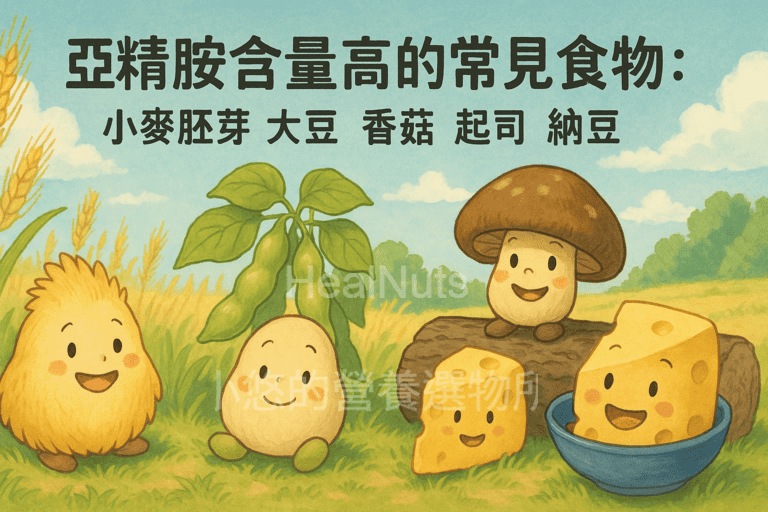 亞精胺含量高的常見食物