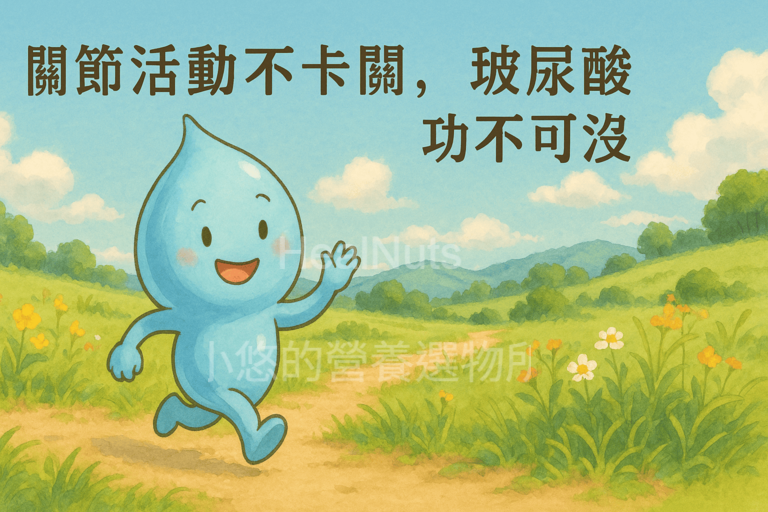 關節活動不卡關，玻尿酸功不可沒。