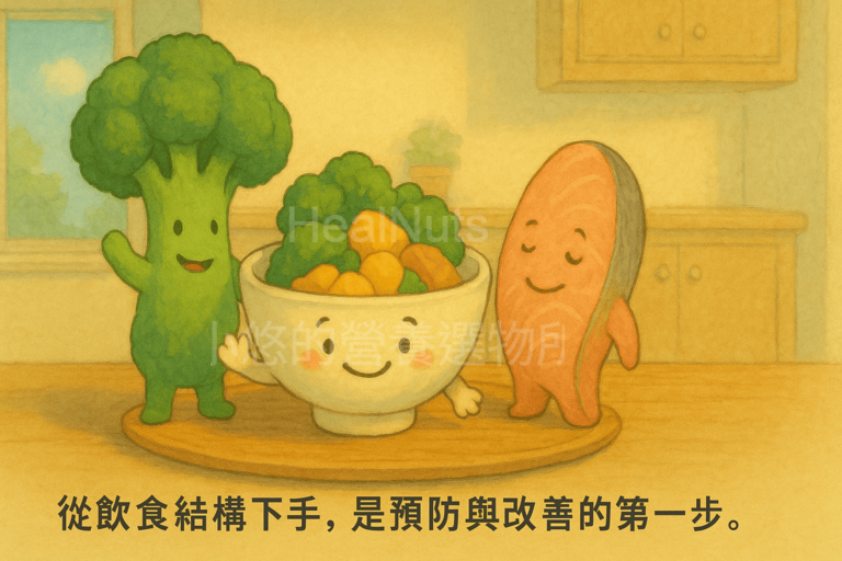 飯後易怒、昏昏欲睡?小心是醣類疲勞作怪!5大改善飲食一次看 3 從飲食結構下手,是預防與改善的第一步!