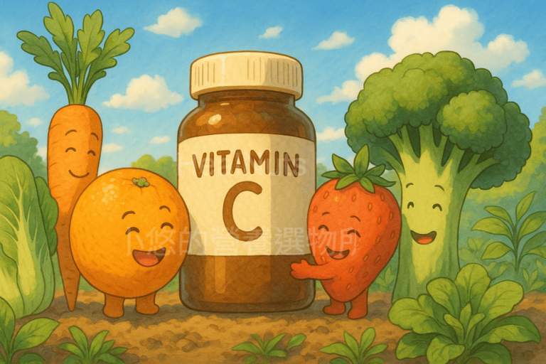 想靠維他命C來抗老與強化免疫力？比起高劑量保健品，日常飲食才是更安全又有效的來源，尤其是新鮮蔬果，才是真正的天然護盾！
