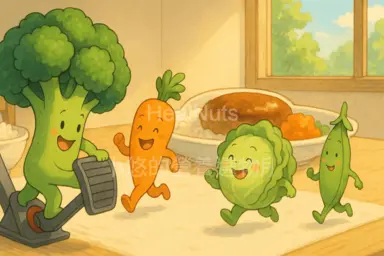 吃對纖維就像為身體加裝減速器，避免血糖大起大落。從今天開始，每一餐都別忘了「菜先行」！