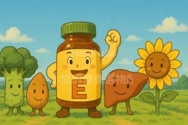 維生素E不只抗老，更是修肝戰士，天然攝取最安心，別迷信高劑量保健品！