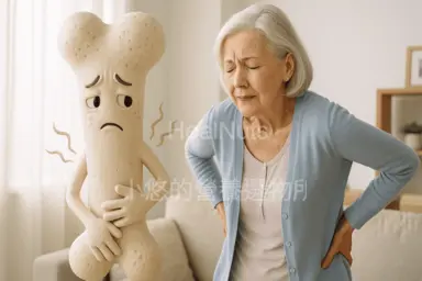 骨質疏鬆不是無聲無息，它可能以疼痛、駝背、身高縮水等方式默默提醒你，千萬別忽視這些警訊。