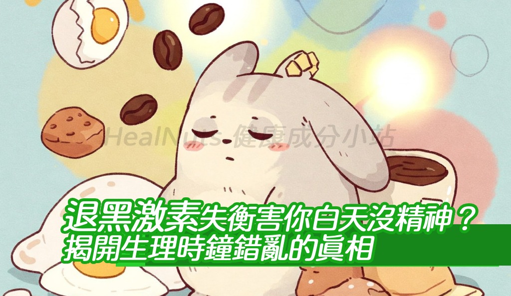 「退黑激素」失衡害你白天沒精神？揭開生理時鐘錯亂的真相