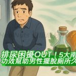 排尿困擾OUT！5大南瓜籽油功效幫助男性擺脫廁所久站