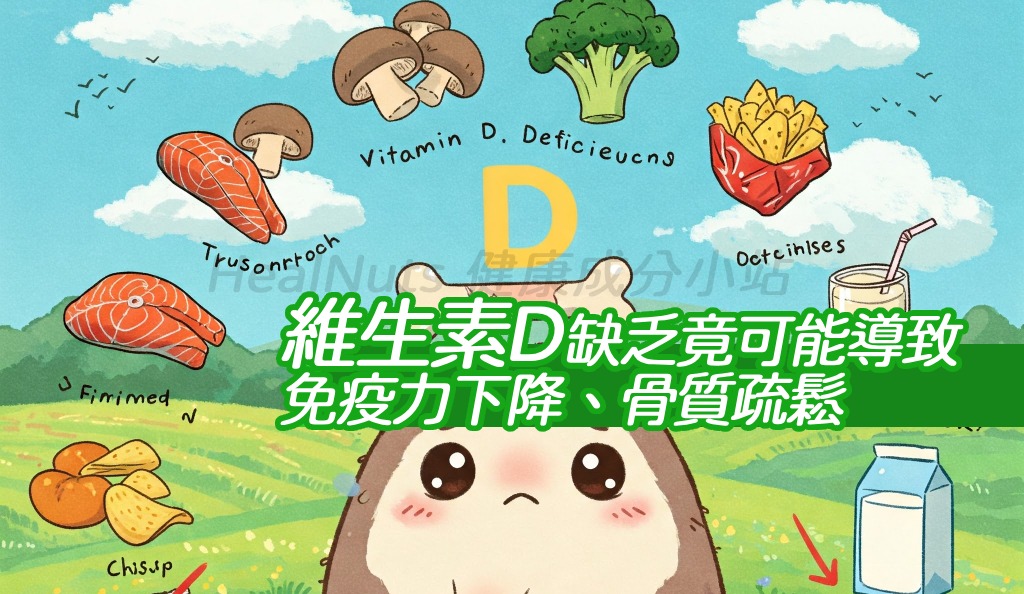 維生素D缺乏竟可能導致免疫力下降、骨質疏鬆