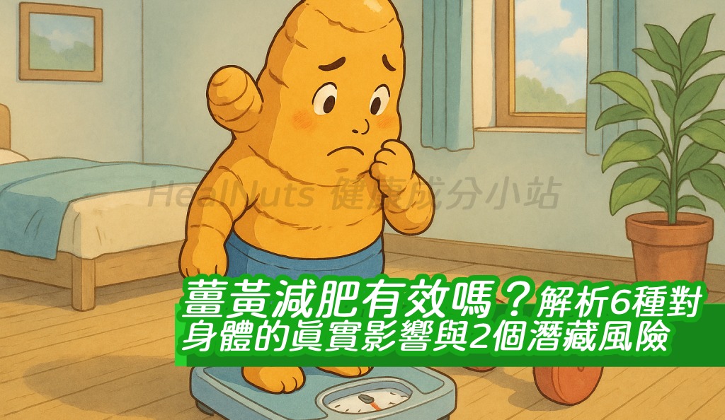 薑黃減肥有效嗎？解析6種對身體的真實影響與2個潛藏風險
