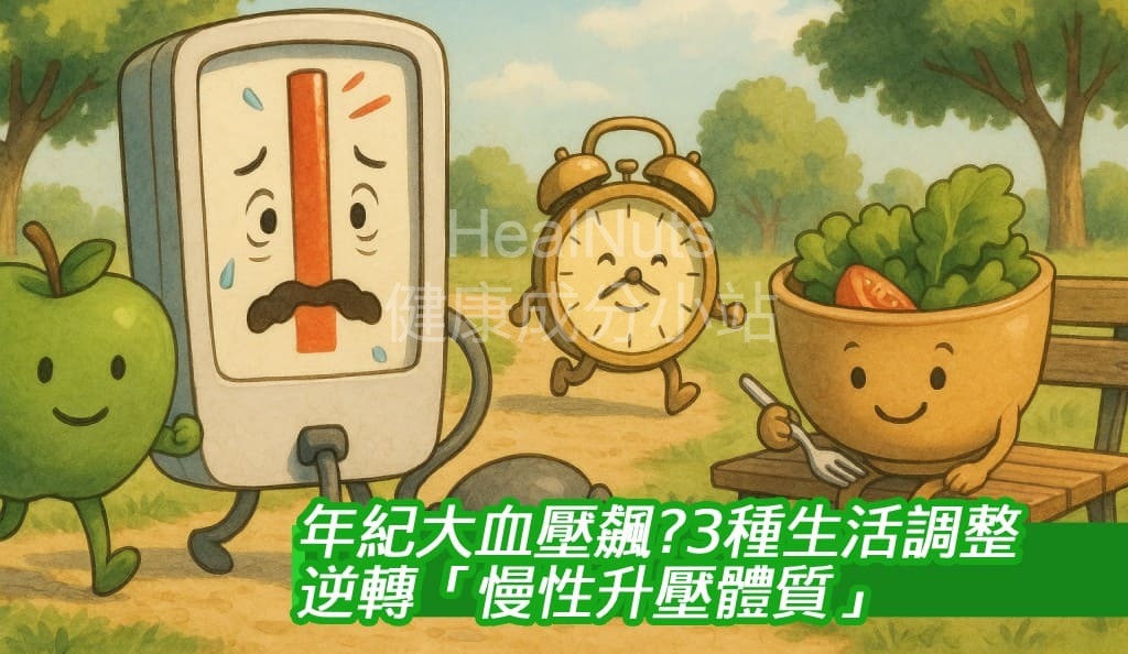 年紀大血壓飆？3種生活調整逆轉「慢性升壓體質」